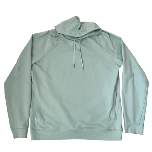 Lululemon City Sweat Pullover Hoodie Men's XL Silver Blue French Terry - Picture 5 of 13